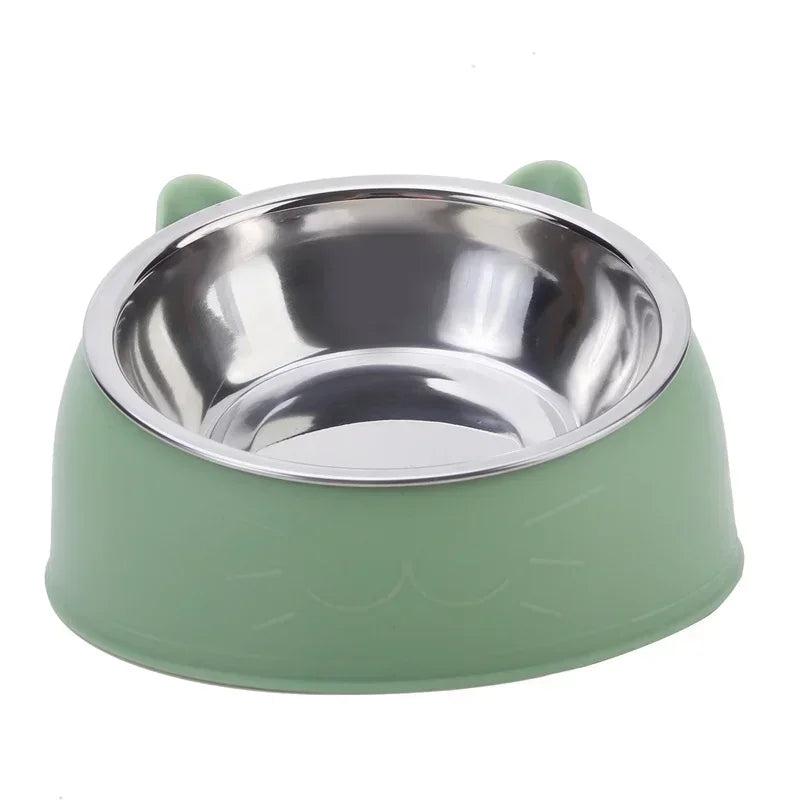 Gamelle double pour chat en inox inclinée à 15° — 400 ml – photo 9
