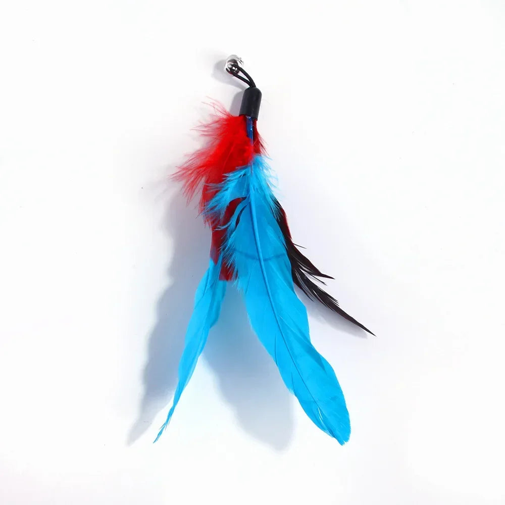 Recharges pour canne à chat — plumes, oiseaux, vers à grelot, balles – photo 87