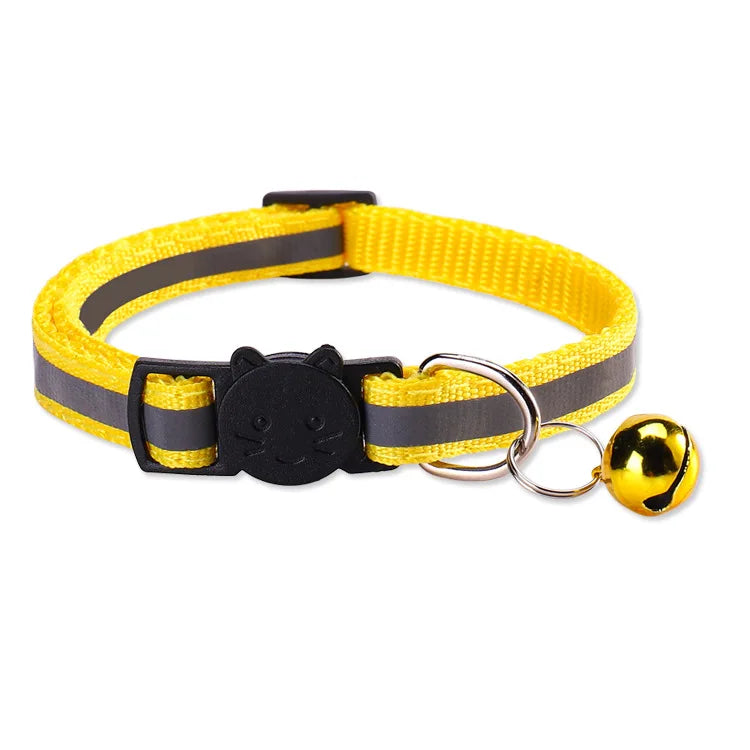 Collier pour chat réfléchissant avec grelot — boucle détachable – photo 16