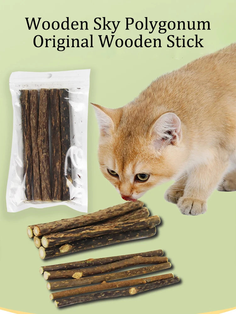 Bâtonnets de matatabi pour chat — lot de 15 ou 30, bois naturel – photo 7