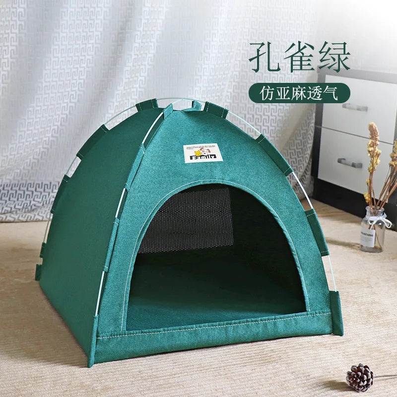 Lit tente pour chat en toile Oxford — semi-fermé, 3 tailles, 7 coloris – photo 9