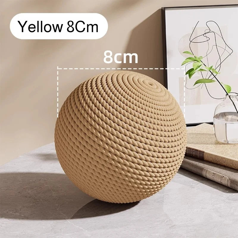 Balle en sisal pour chat — jouet sonore de 6, 7 ou 8 cm – photo 5