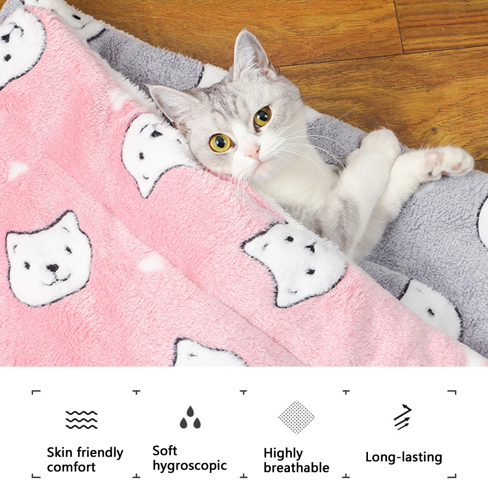 Coussin pour chat en peluche épaisse — doux et chaud, S à XXXL – photo 2