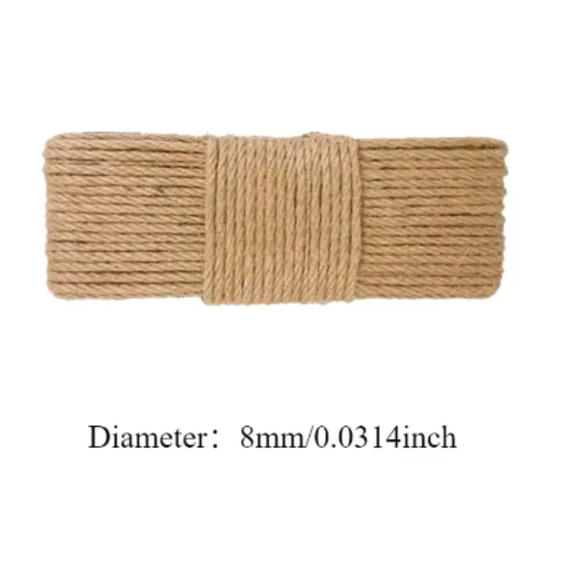 Corde en sisal naturel pour griffoir de chat — 4, 6 ou 8 mm – photo 7