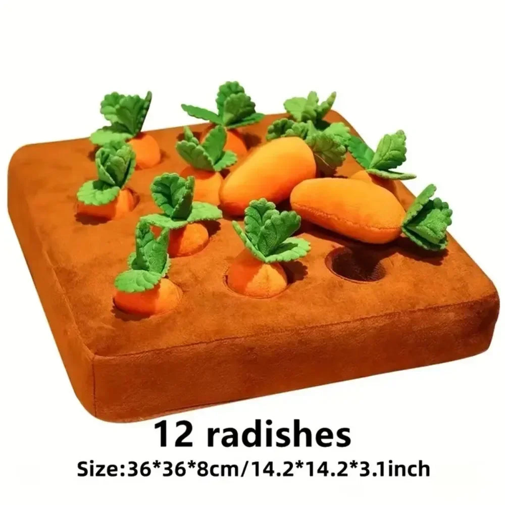 Tapis de fouille pour chat à carottes — jeu d'éveil en polaire – photo 9