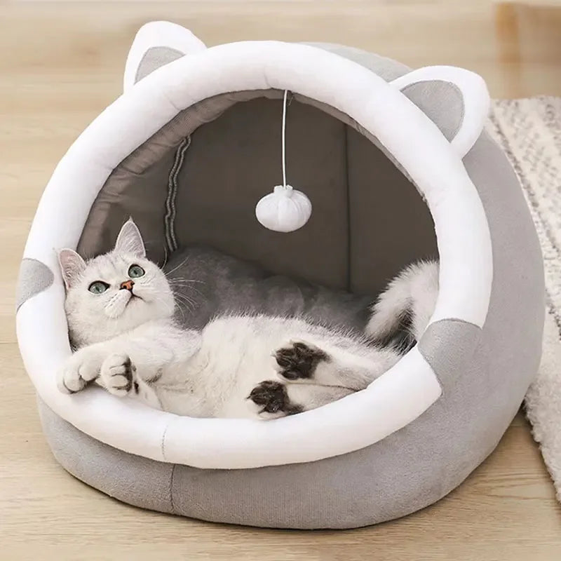 Lit-tente auto-chauffant pour chat — chaud sans électricité