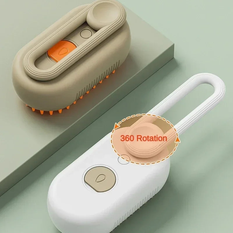 Brosse vapeur pour chat 3 en 1 — brosse à brumisation pliable – photo 3