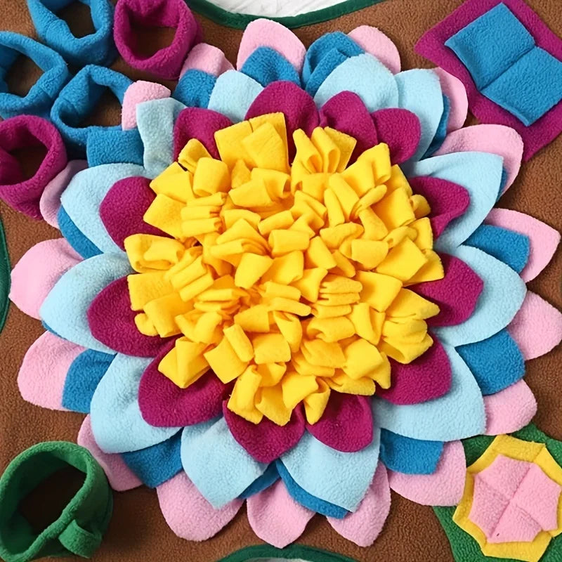 Tapis de fouille pour chat en peluche — repas lent et jeu d'éveil – photo 4