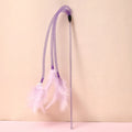 Canne à plumes pour chat 42 cm avec grelot — 3 coloris – photo 7