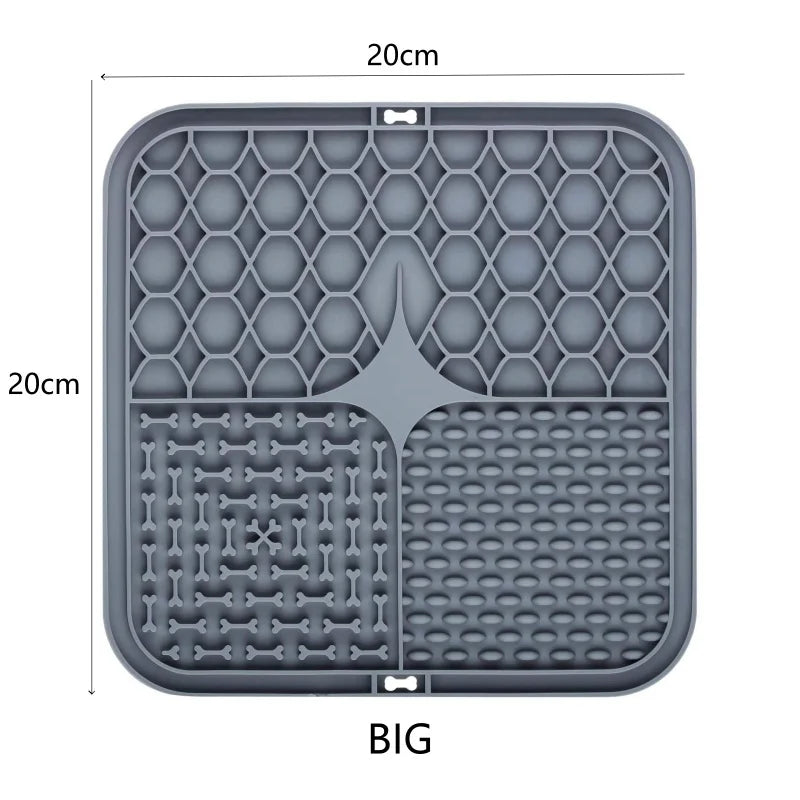 Tapis à lécher pour chat — assiette anti-glouton pour pâtée et yaourt – photo 13