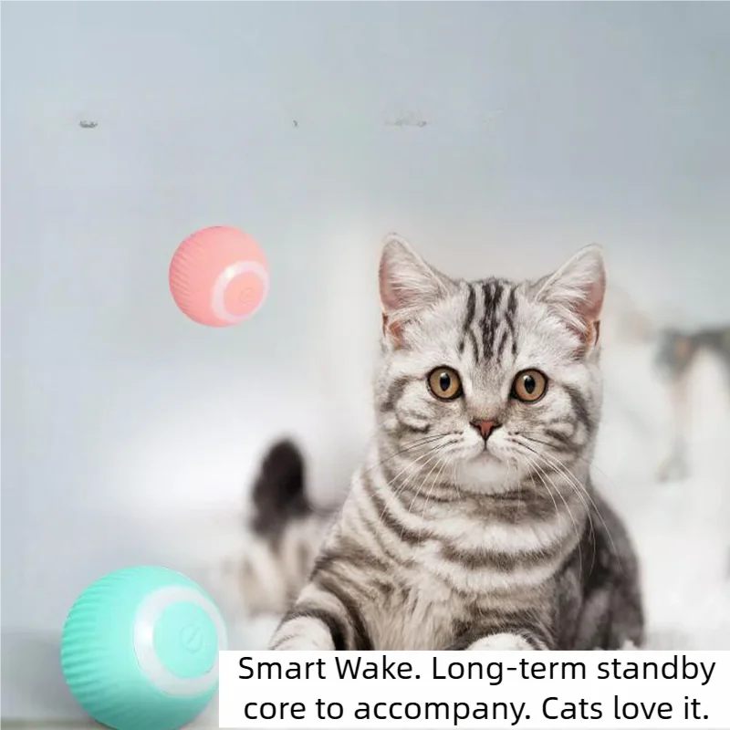 Balle automatique pour chat — jouet interactif qui roule seul – photo 4