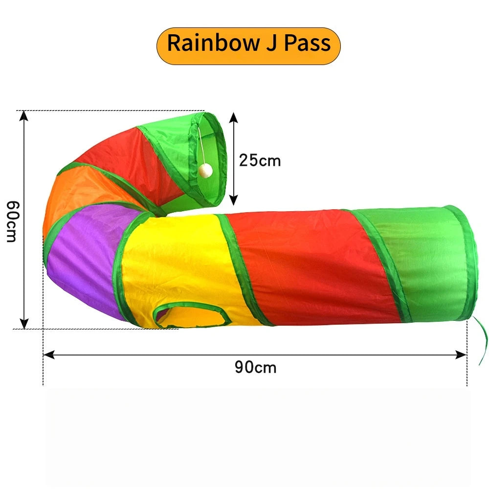 Tunnel pour chat pliable bruissant — en S, T, Y ou long – photo 22