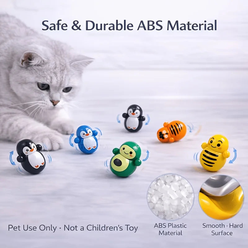 Jouets roulants pour chat sans pile — lot de 10 modèles assortis – photo 5