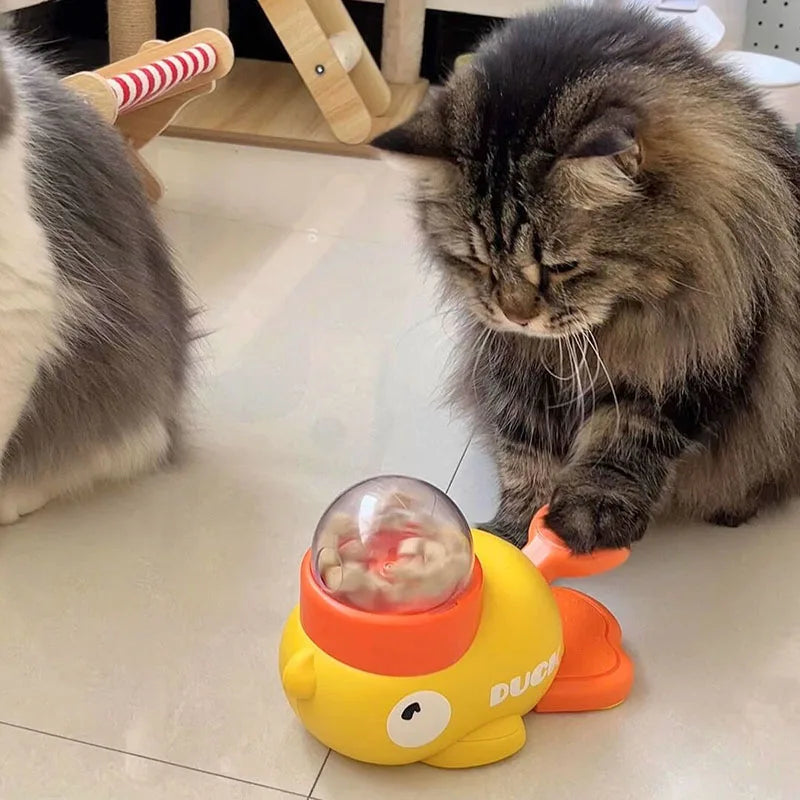 Distributeur de friandises pour chat canard — jouet d'éveil – photo 4