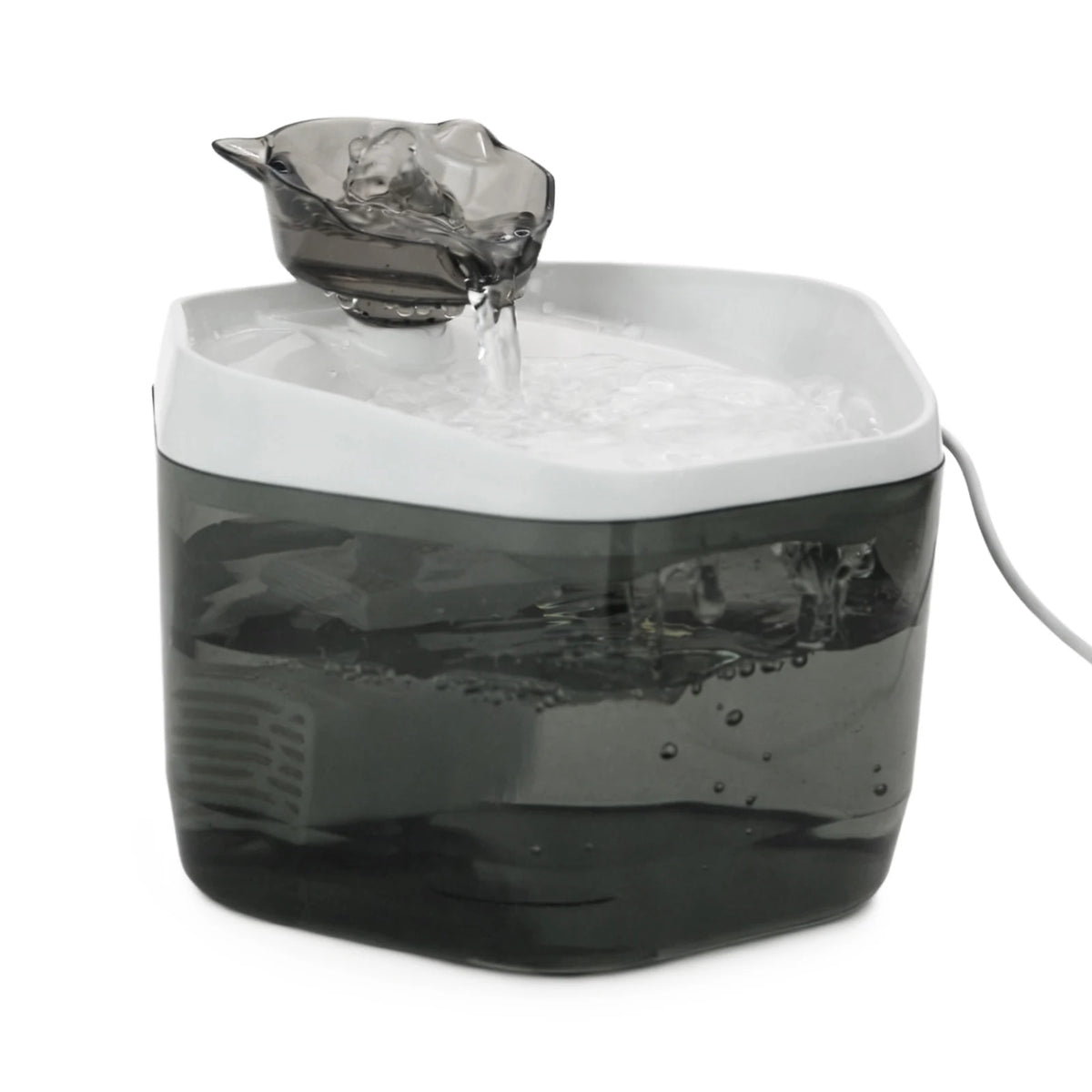 Fontaine à eau pour chat 1,2 L USB — gris, blanc ou bleu – photo 7