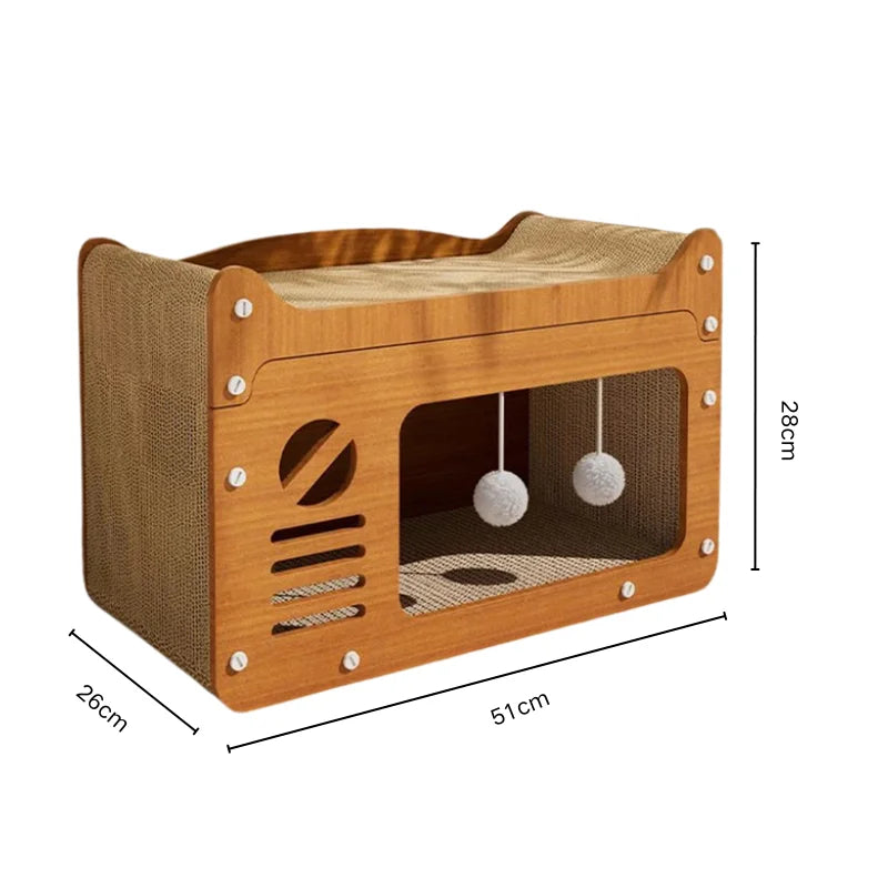 Griffoir pour chat 2 en 1 vertical et horizontal — 5 coloris – photo 9