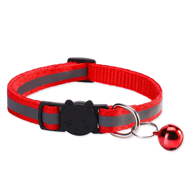 Collier pour chat réfléchissant avec grelot — boucle détachable – photo 13
