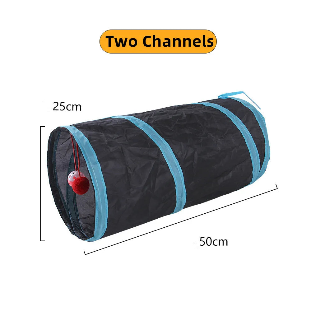 Tunnel pour chat pliable bruissant — en S, T, Y ou long – photo 25