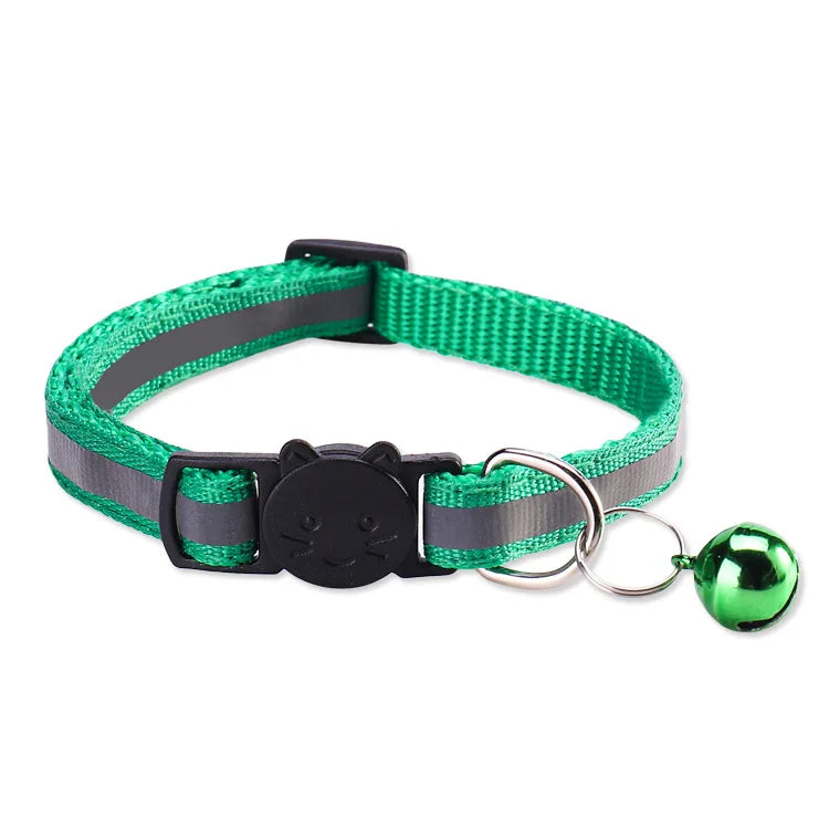 Collier pour chat réfléchissant avec grelot — boucle détachable – photo 10