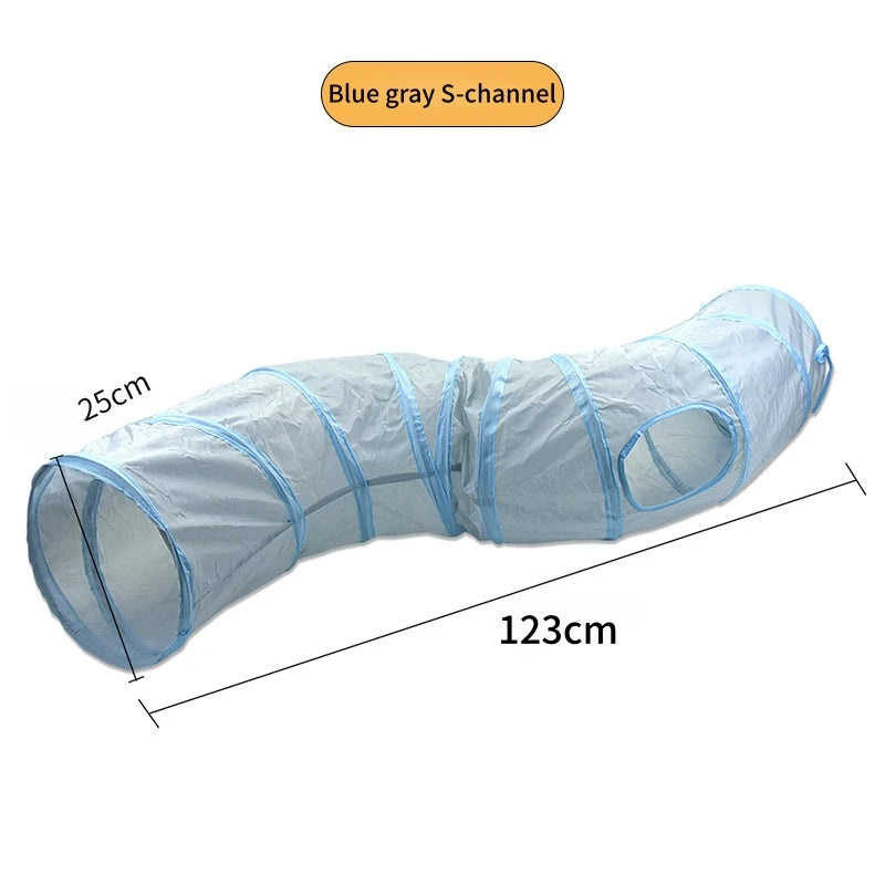 Tunnel pour chat pliable bruissant — en S, T, Y ou long – photo 24