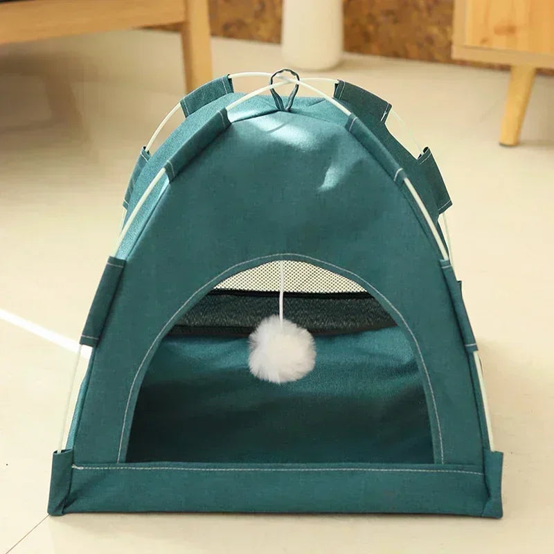 Lit tente pour chat en toile Oxford — semi-fermé, 3 tailles, 7 coloris – photo 3