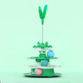 Jouet tourniquet pour chat avec balle et canne — jeu en solo – photo 5