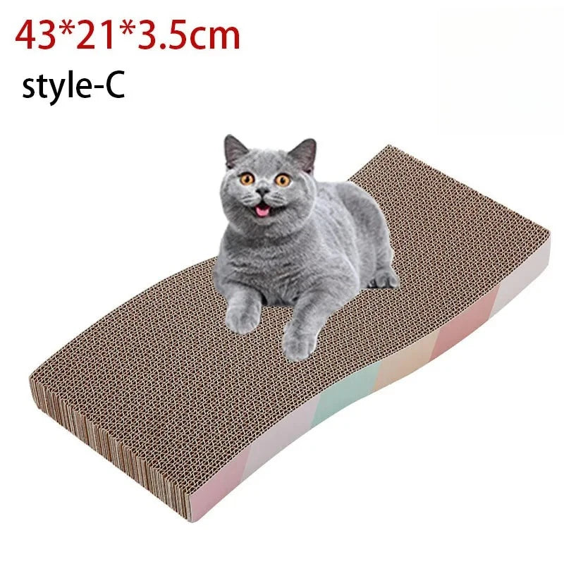 Griffoir en carton pour chat — formes originales, carton ondulé – photo 10