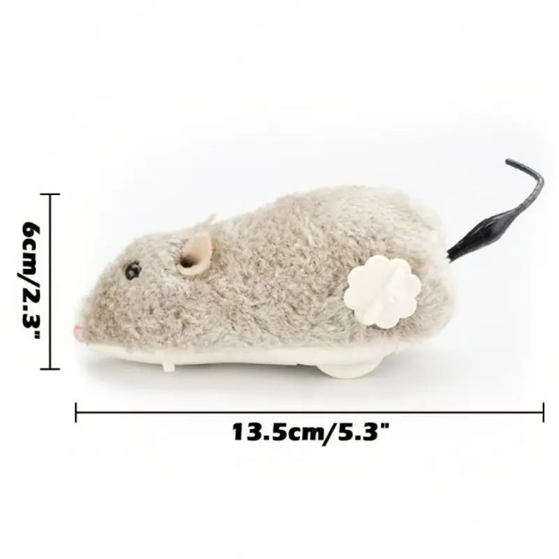 Souris en peluche réaliste pour chat — avec queue, expédiée de France – photo 6