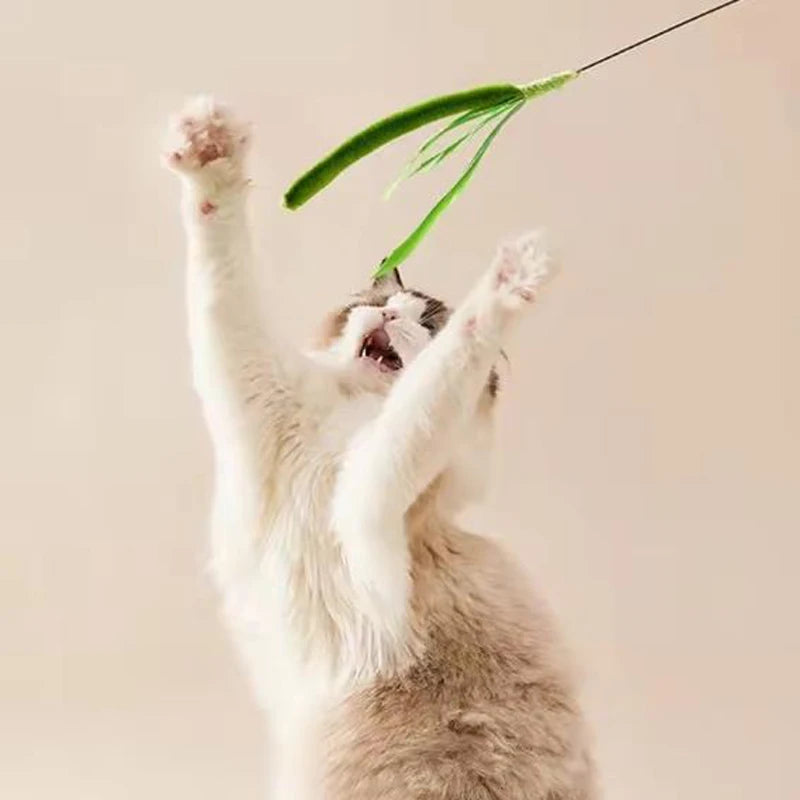 Canne à plumes pour chat — tige flexible en fil métallique – photo 2