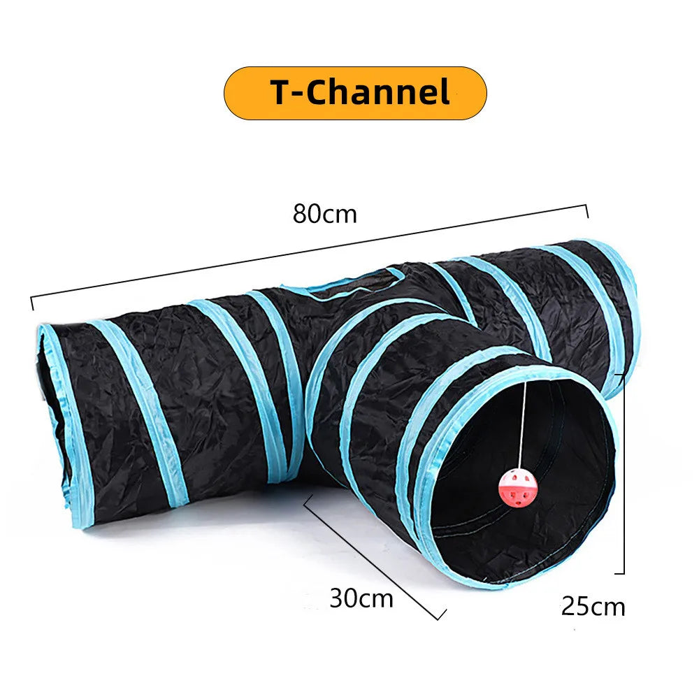 Tunnel pour chat pliable bruissant — en S, T, Y ou long – photo 14