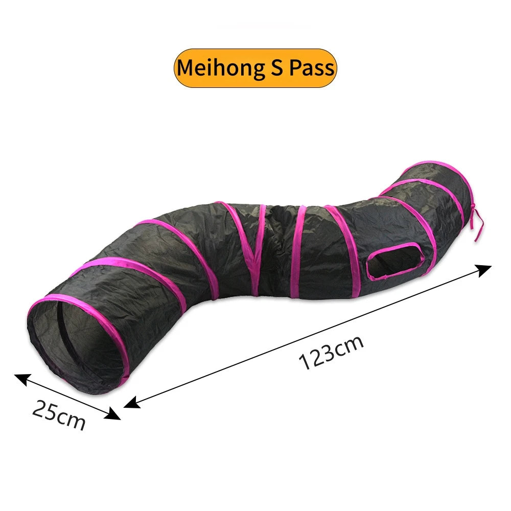 Tunnel pour chat pliable bruissant — en S, T, Y ou long – photo 21