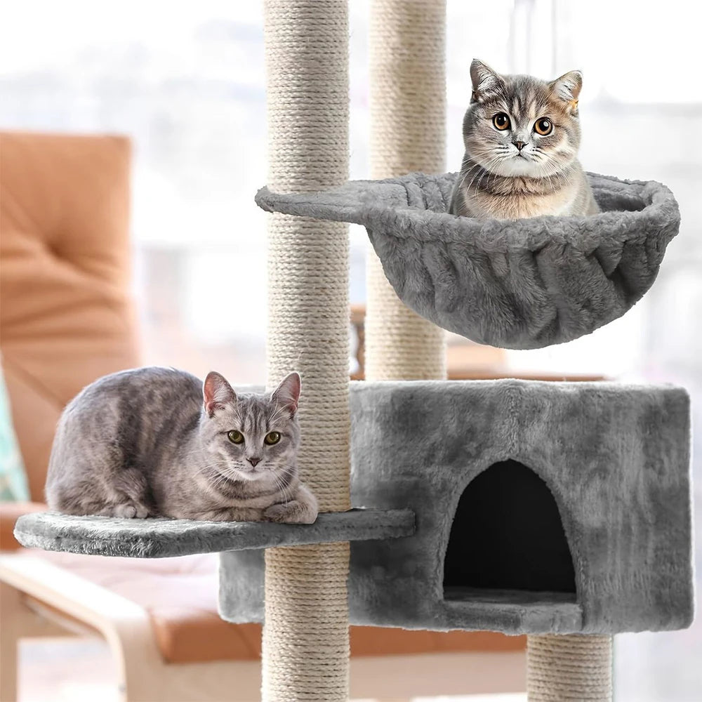 Hamac pour arbre à chat en peluche — lit cuillère suspendu – photo 2