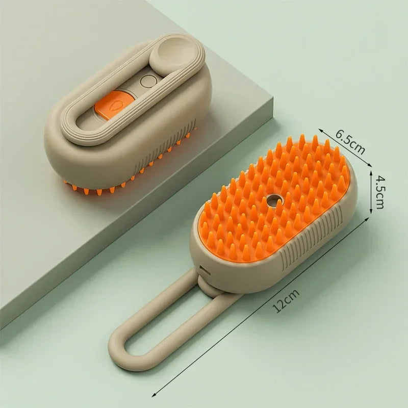 Brosse vapeur pour chat 3 en 1 — brosse à brumisation pliable – photo 6