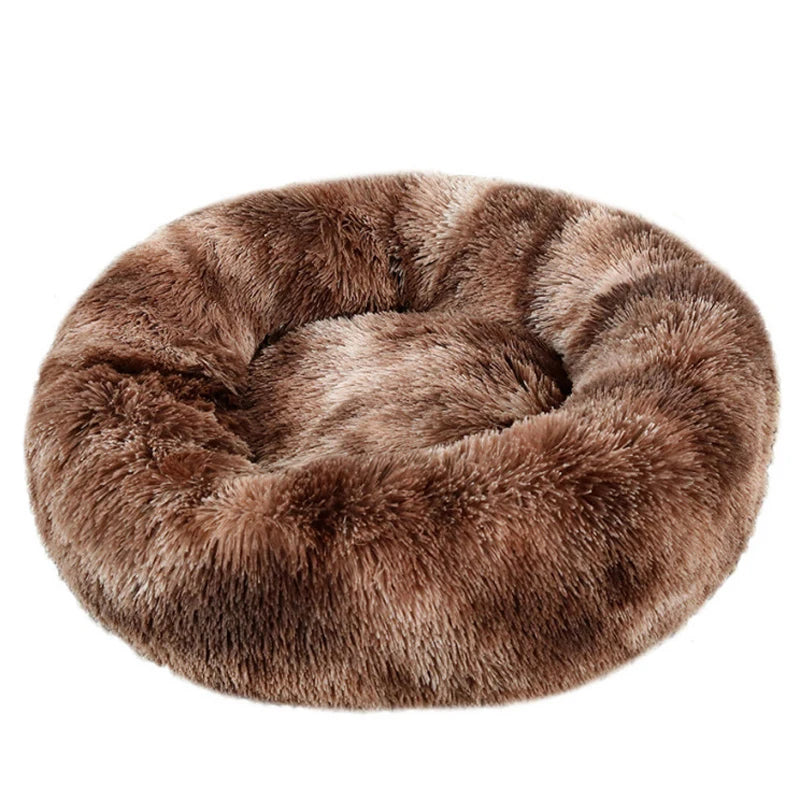 Lit rond pour chat en peluche — panier douillet lavable – photo 27