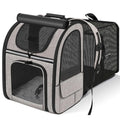 Sac à dos de transport pour chat extensible — fenêtre en maille – photo 6