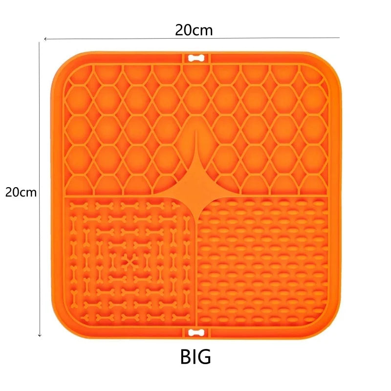 Tapis à lécher pour chat — assiette anti-glouton pour pâtée et yaourt – photo 9