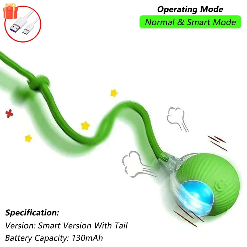 Balle interactive pour chat à roulement automatique — rechargeable – photo 7