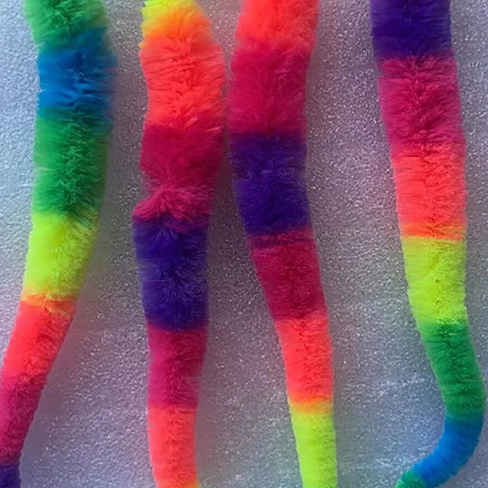 Jouet chenille pour chat en fausse fourrure — balle rebondissante – photo 4