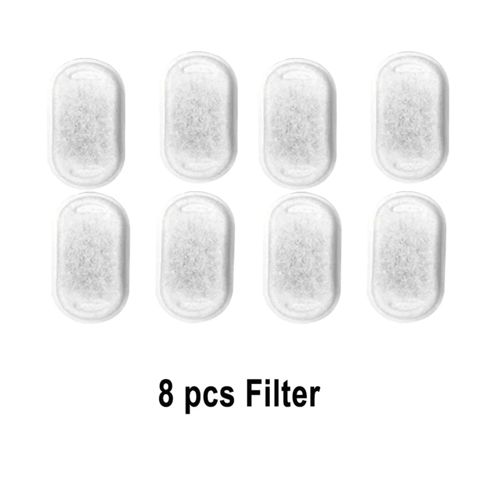 Fontaine à eau pour chat 2,2 L en inox — fenêtre de niveau, filtres – photo 8