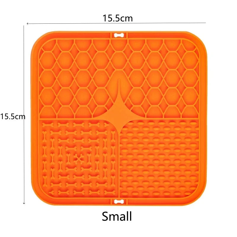 Tapis à lécher pour chat — assiette anti-glouton pour pâtée et yaourt – photo 17