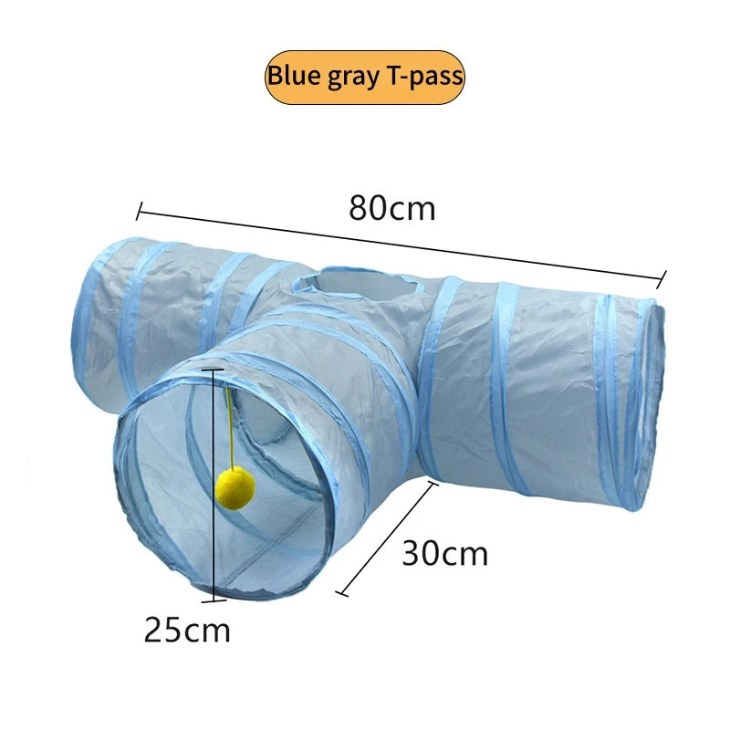 Tunnel pour chat pliable bruissant — en S, T, Y ou long – photo 11